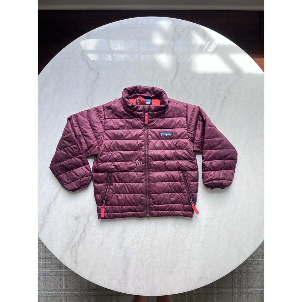 Patagonia Kids' Down Sweater Jacket 3T Burgundy